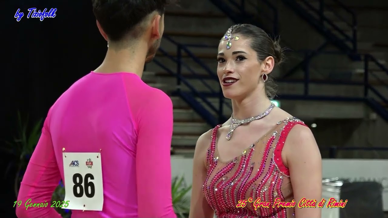 CLASSE B2 25 OLTRE   finale del 25° GRAN PREMIO CITTA DI RIMINI   Gara di ballo 19 Gen 2025