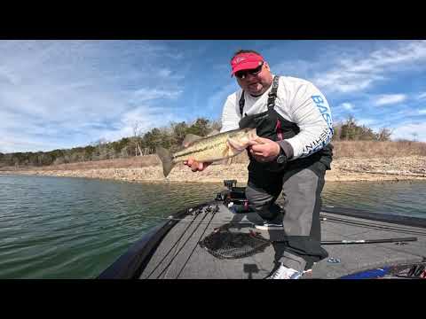 Bull Shoals Bass fishing March 1,  2025