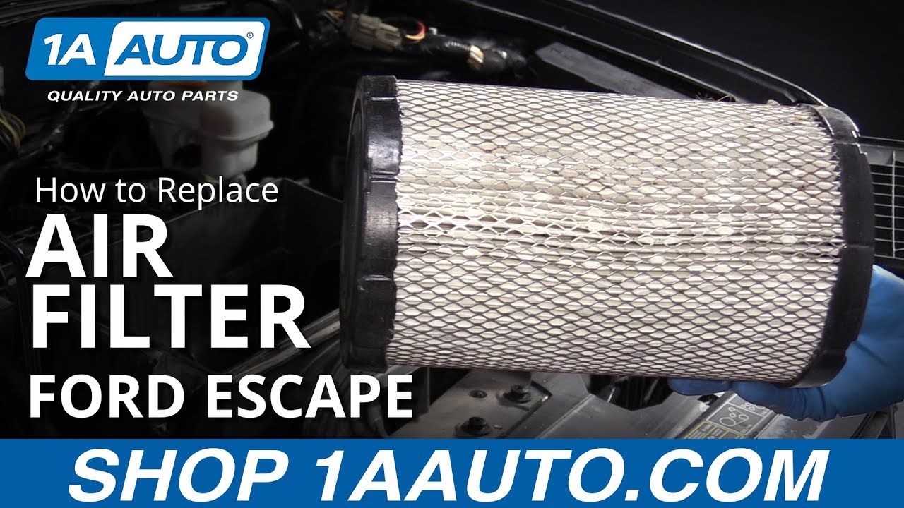 How to Replace Air Filter 08-12 Ford Escape - YouTube