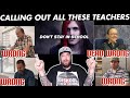 A Teacher CALLS OUT Teachers Negative Reaction's to “DON’T STAY IN SCHOOL” BY BOYINABAND