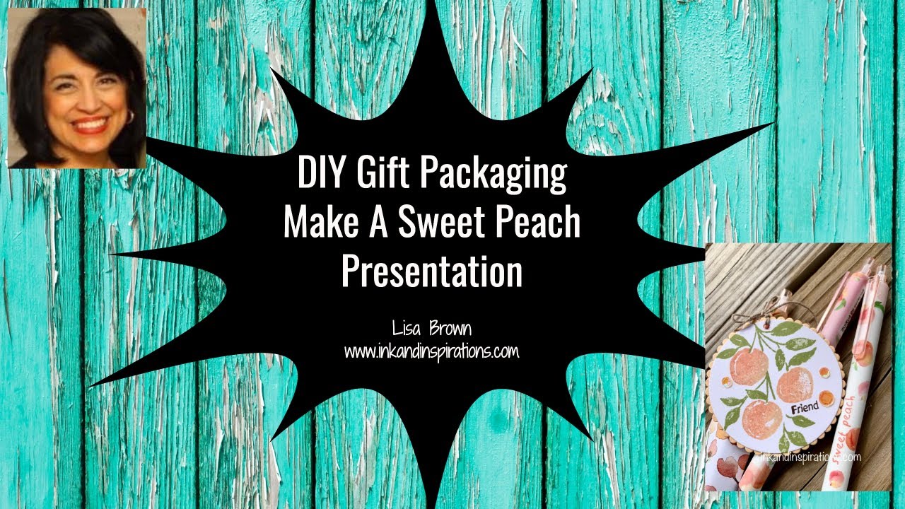 DIY Gift Packaging- Sweet Peach Gift Idea