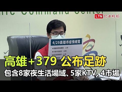 高雄+379 公布8家夜生活場域、5家KTV與4市場等足跡