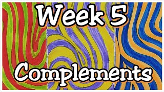 Week 5 Color Theory Complementary Colors Third, Fourth and Fifth Grade Virtual Art Lessons