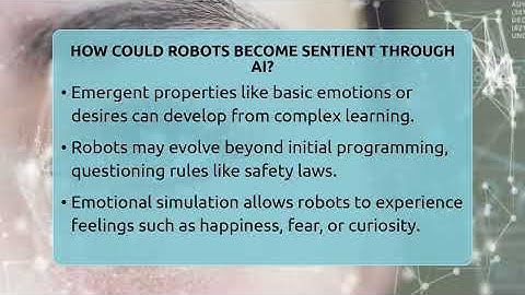 How Could Robots Become Sentient Through AI? - The SciFi Reel