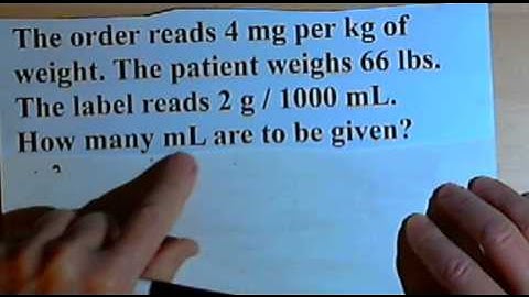 Drug Calculations - problems involving patient weight  105