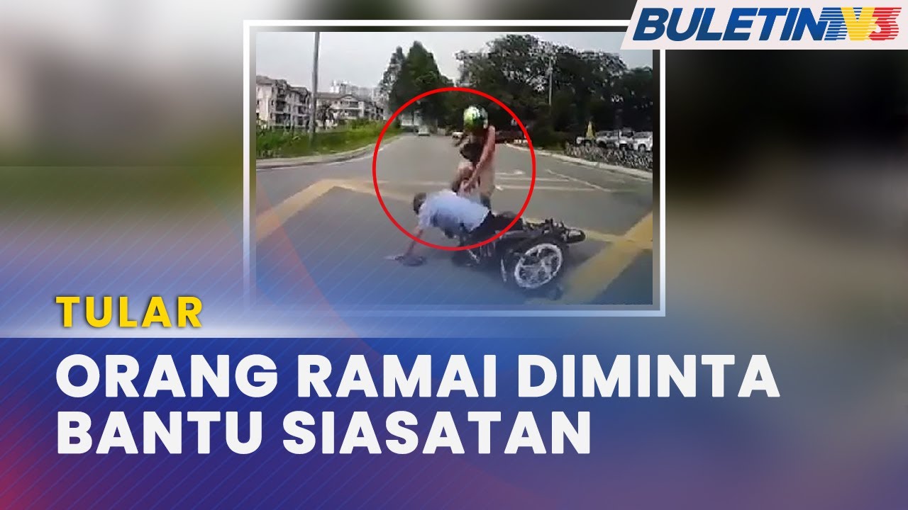 TULAR | Polis Siasat Insiden Penunggang Motosikal Dipukul