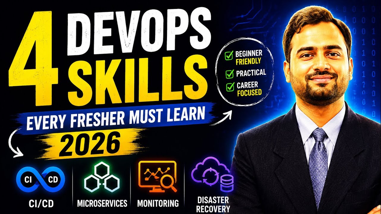 DevOps Roadmap for Freshers 2026 | 4 Essential Skills