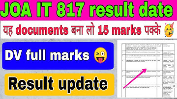 HPSSC JOA IT Result 2021  HPSSC joa it result 2021  Hp joa it  DV marks 2021 | joa it cut off 2021
