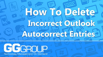 How To Delete Incorrect Outlook Autocorrect Entries
