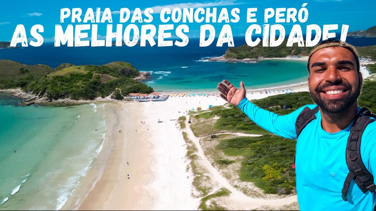 Cabo Frio (RJ) - Praia das Conchas, Praia do Peró, Morro do Vigia, Piscina Natural, Cabana Pescador