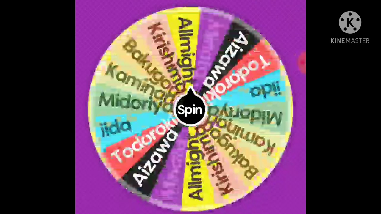 Mha spin the wheel