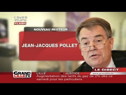 Jean-Jacques Pollet, nouveau recteur de Lille