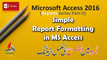 Effortless Report Formatting in Access 2016: A Step-by-Step Guide