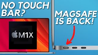 HUGE 2021 M1X MacBook Pro Leaks! No Touch Bar, MagSafe, More Ports, New Design + More!