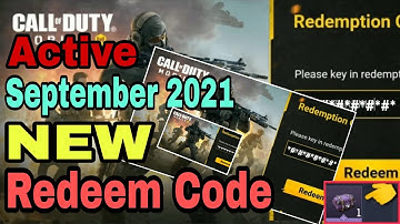 *Active* September 2021 Cod Mobile New Redeem Code | Cod Mobile New Redeemption Code September 2021