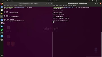TCP/IP Client Server Chat using C.