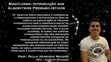 Conexão Intercampi UFC - Introdução aos Algoritmos Probabilísticos