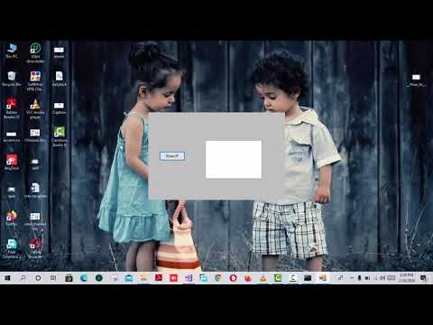 C# - How To Get Your IP Address Using Visual Studio 2019 with source code