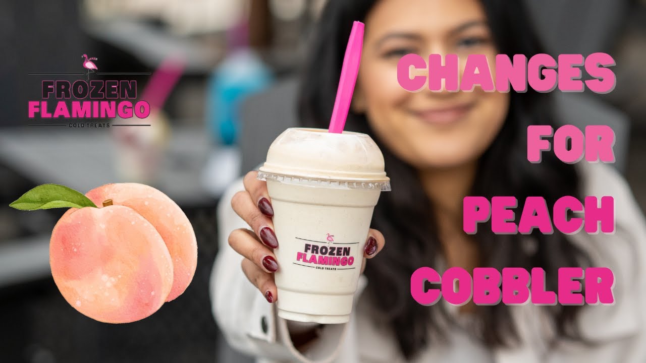 Peach Cobbler! 🍑 •Frozen Flamingo