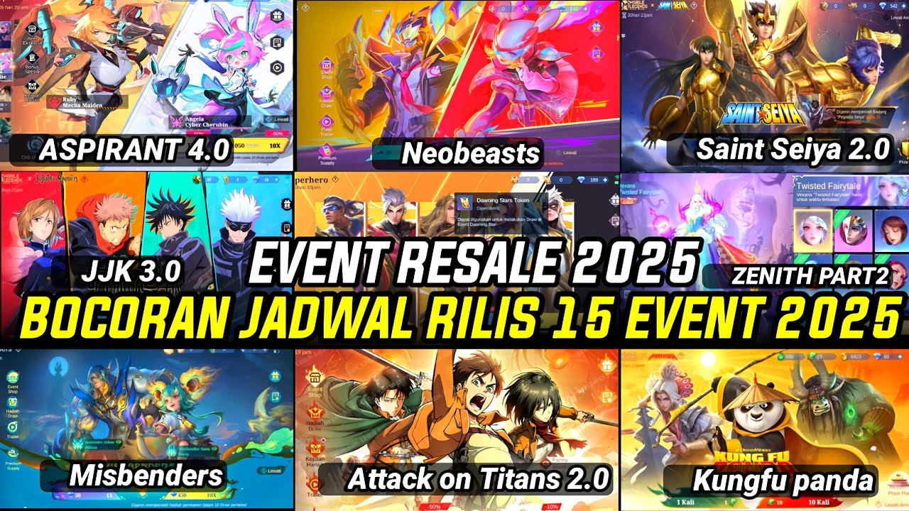 BOCORAN 15 EVENT GRATISAN MOBILE LEGENDS YANG AKAN HADIR 2025 ASPIRANT ...