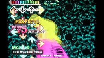 Kon - THE RACE (Maniac) AAA on DDR 4th mix PLUS (Japan)