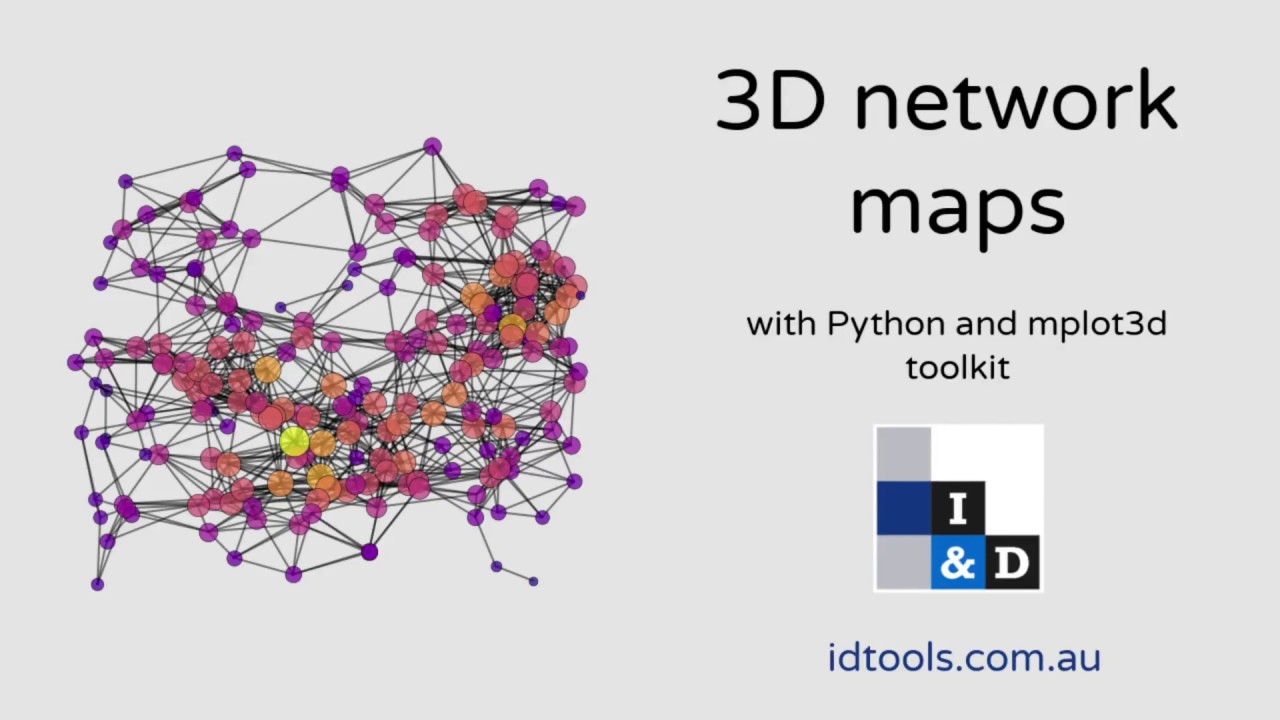 3D Network Graphs With Python And The Mplot3D Toolkit