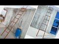 How to make iron stair without welding at home || Light weight || Easy to handle || सीढ़ी