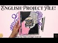 English project file ❤️ decoration ideas 💡 #drawing #art # viral #video #trending #video