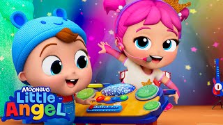 Fast & Slow Song | Little Angel And Friends Kid Songs