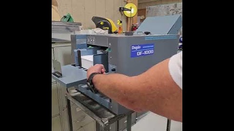 Duplo DF 1000 Serial #080900773