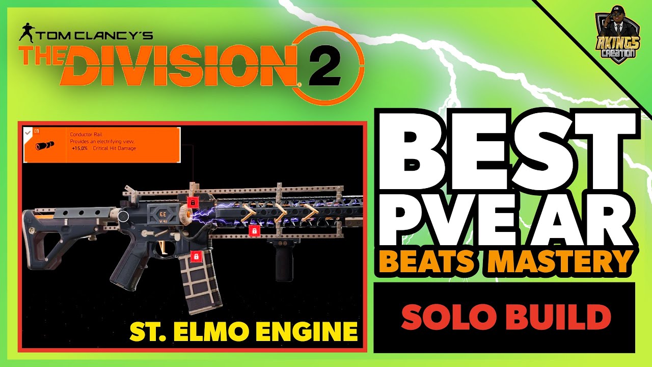 SOLO ST. ELMO'S STRIKER META Build Made MASTERY EASY in Division 2