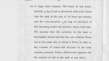 Bsc Hons Maths 1st year sem 2 Ordinary Differential Equations (ODE) PYQs solved Question 6 c