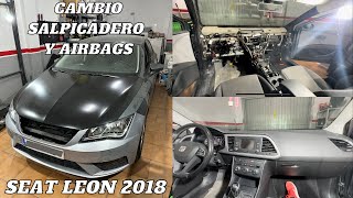 Cambio salpicadero y kit airbag SEAT LEON mk3 2018 SINIESTRO #6