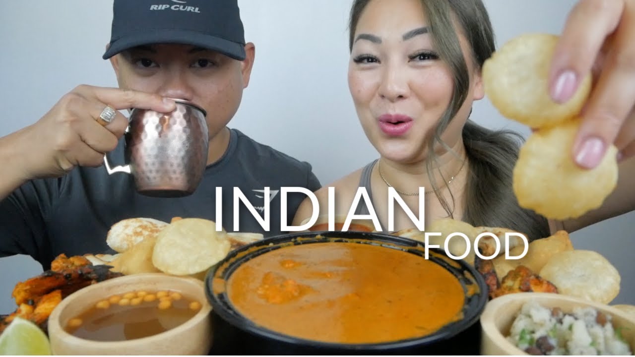 Indian Food *Golgappa, Tandoori Prawns, Butter Chicken & Cocktail Chicken Samosas | N.E Let's Eat