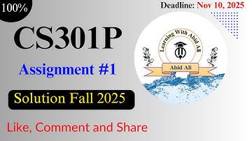 cs301p assignment 1 solution 2025 || cs301p assignment 1 solution || cs301p assignment 1 fall 2025