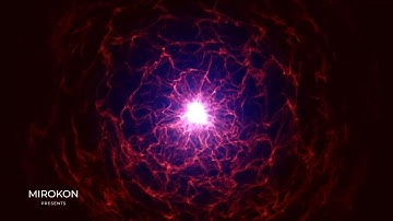 Movement Of Particles Energy Wave Background Loop.