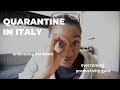 Quarantine in Italy &amp; Anti-Productivity Chat