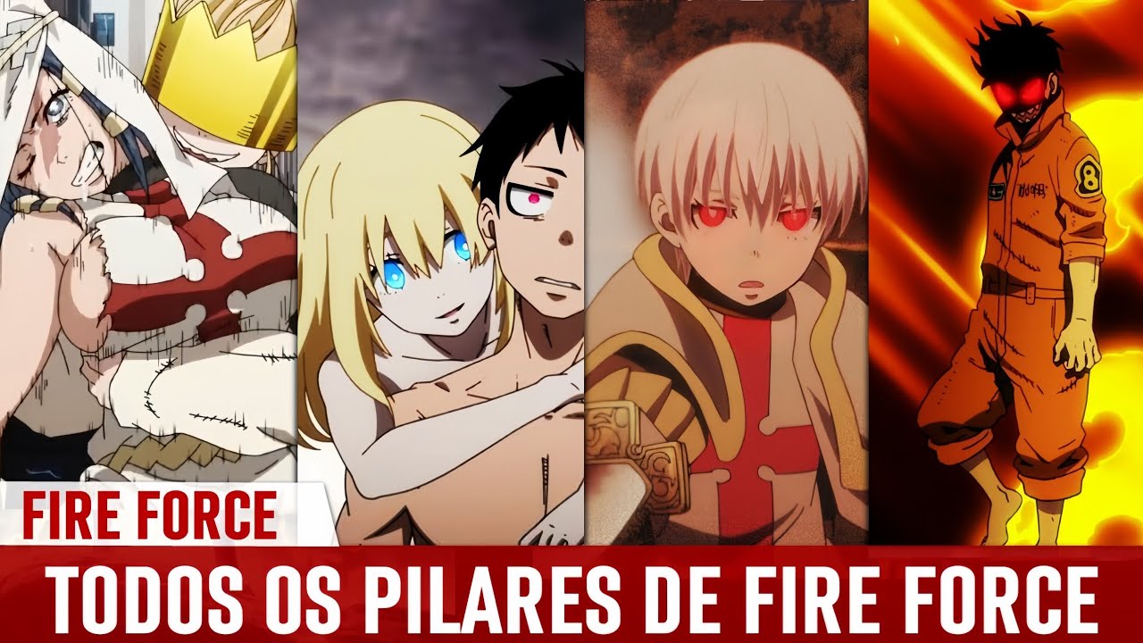 TOP 10 PERSONAGENS MAIS FORTES DE FIRE FORCE 