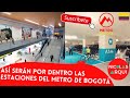 Así serán Por Dentro Las Estaciones del Metro de Bogotá 🇨🇴 - Proyecto Primera Línea Metro  Urbanismo