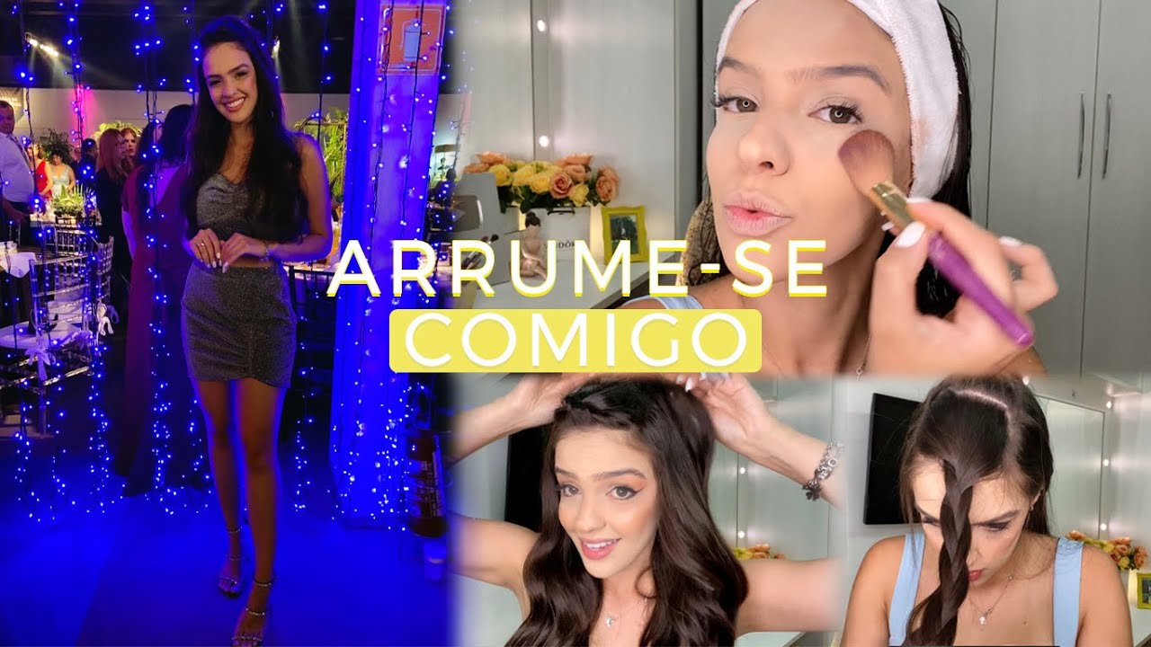 ARRUME- SE COMIGO PARA FORMATURA *convidada* | make, penteado fácil e look