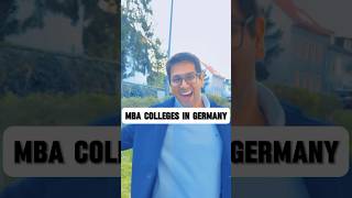 MBA  colleges in Germany ￼germany