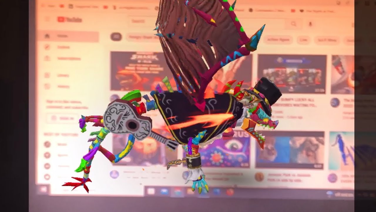 SKULLY CAME IN REAL WORLD! - Hungry Dragon