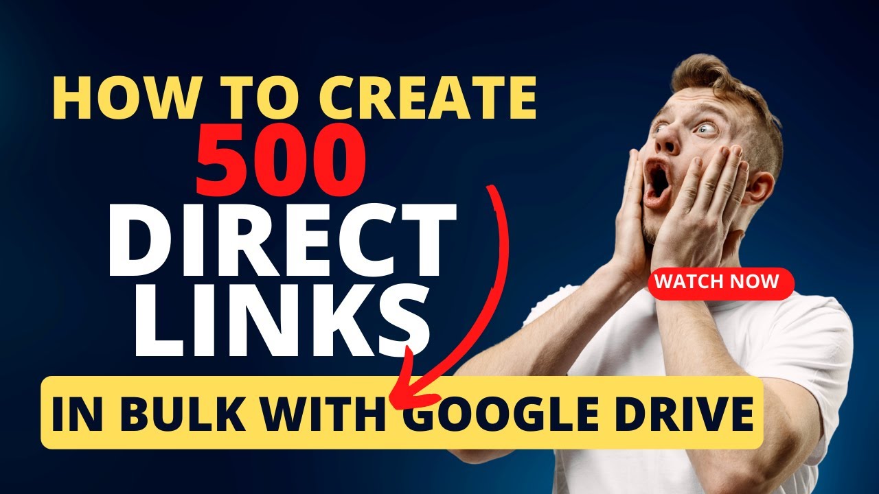 Direct Linking Made Easy: Share Google Drive Files in Bulk - YouTube