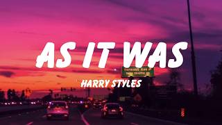 Harry Styles - As It Was (Lyrics)