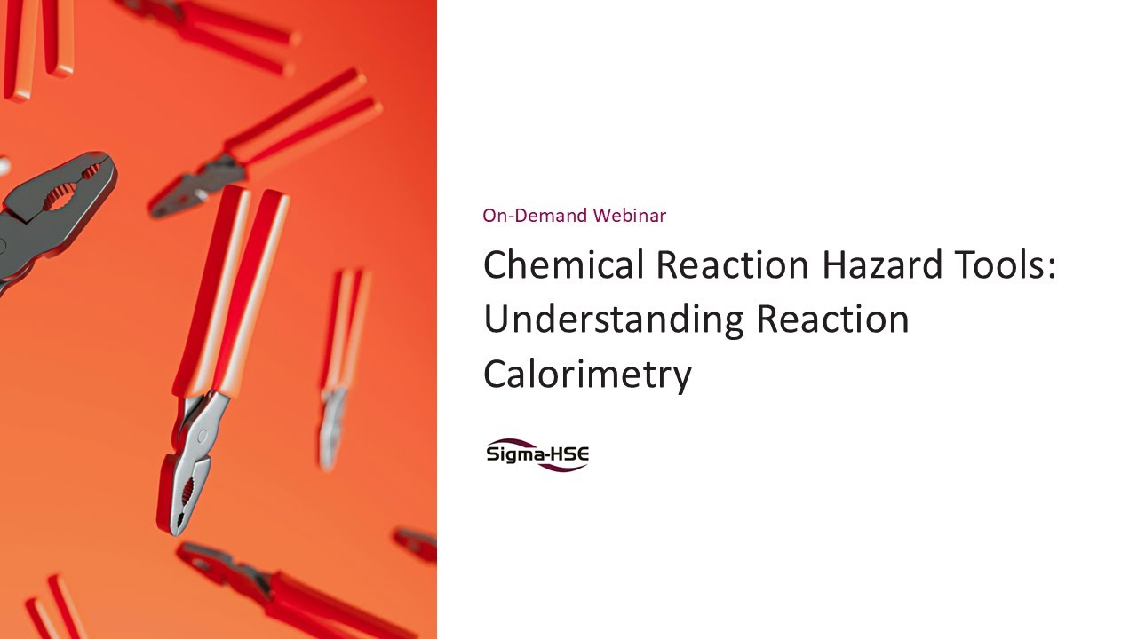 Chemical Reaction Hazard Tools  Understanding Reaction Calorimetry