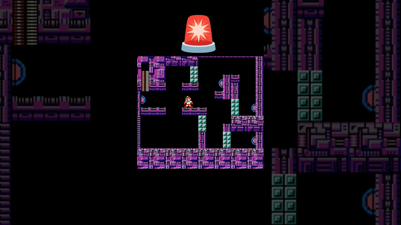 Mega Man 2 NES: Boobeam Trap Boss Battle 