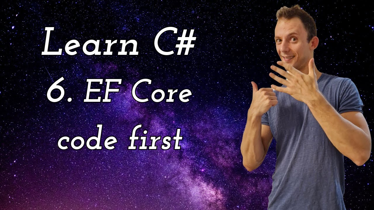 Learning to code using C#. Lesson 6. EF Core model first - YouTube