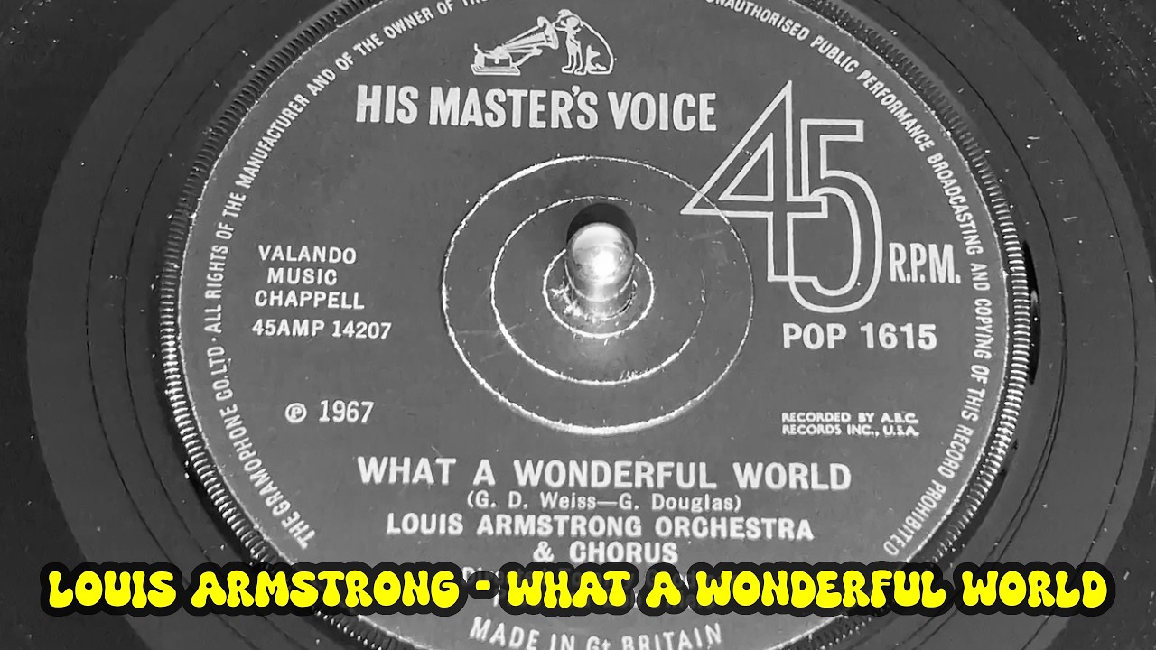 Louis Armstrong - What A Wonderful World (1967 7