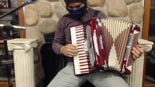 5196 - Red Universal Piano Accordion LM 41 120 $799
