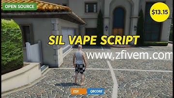 Sil Vape Script FiveM | Open Source Vaping System | $13.15 | ESX QBCore
